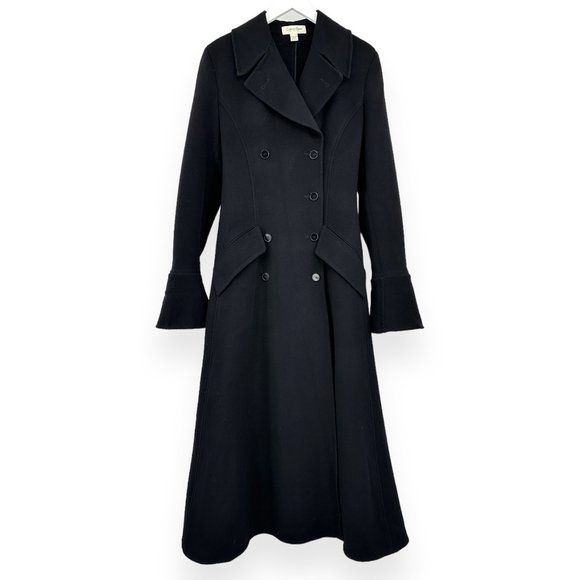 Calvin Klein Collection Jackets & Blazers - Calvin Klein Collection Black Wool Long Coat